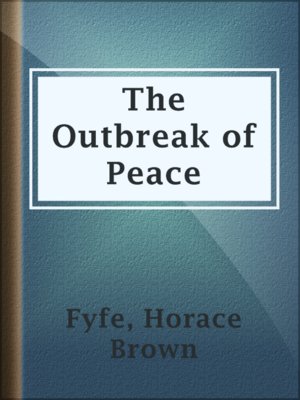cover image of The Outbreak of Peace